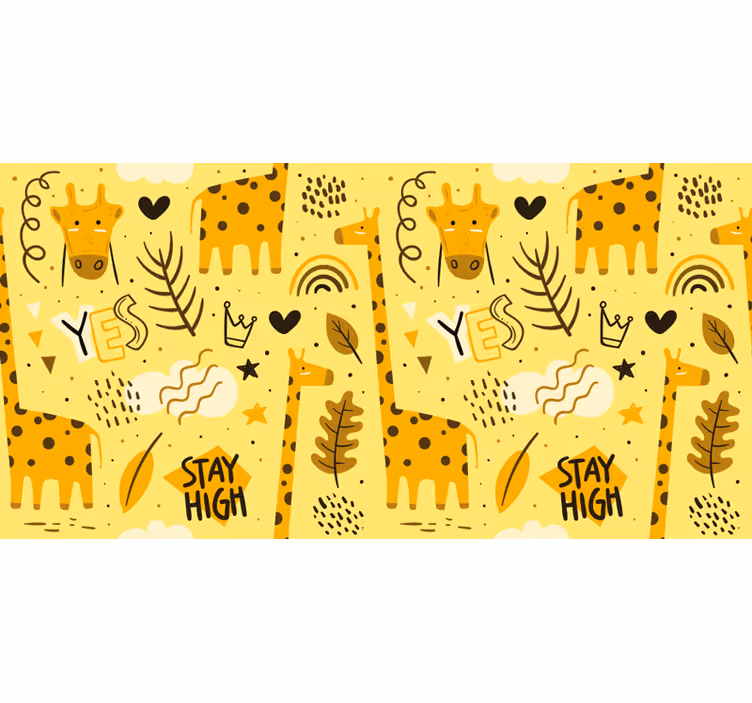 Rulou geam pentru copii girafe - TenStickers