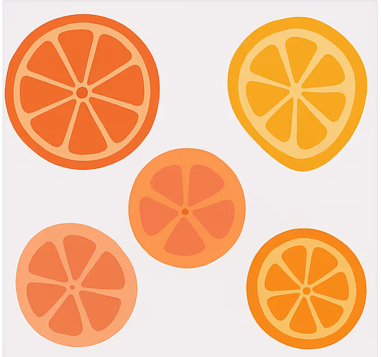 Rulou geam fructe și legume citrice - TenStickers