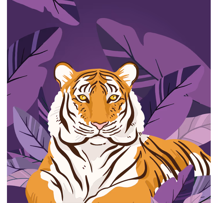 Rulou geam pentru copii animale din junglă curioase - TenStickers