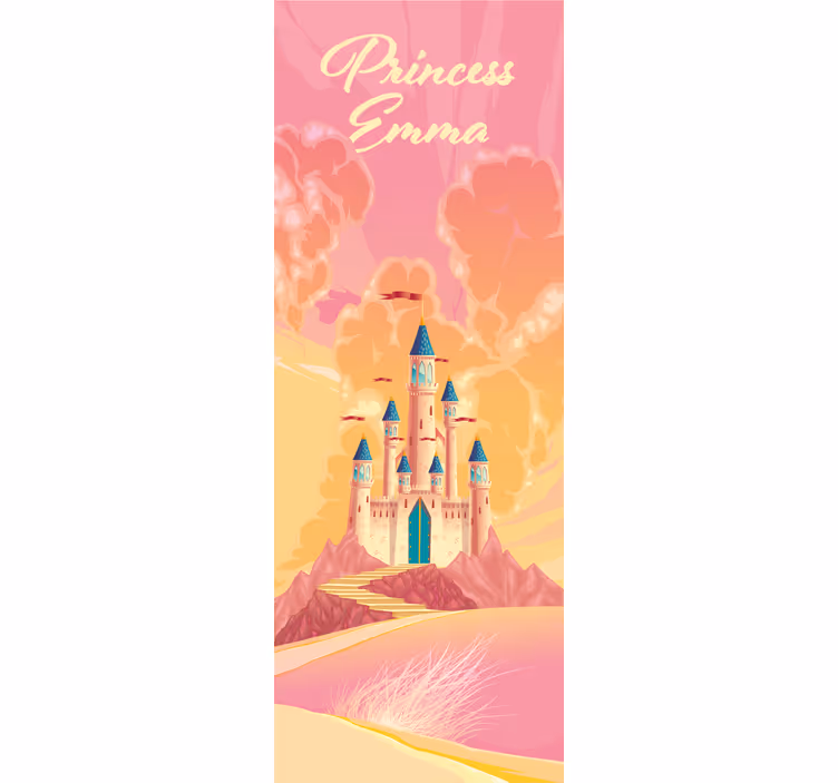 Rulou geam pentru copii castel de basm 3d - TenStickers
