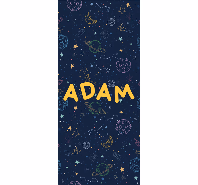 Rulou geam pentru copii planetele din spațiu - TenStickers