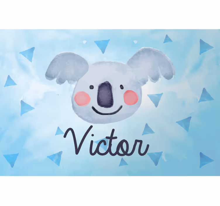 Rulou geam pentru copii koala personalizat - TenStickers