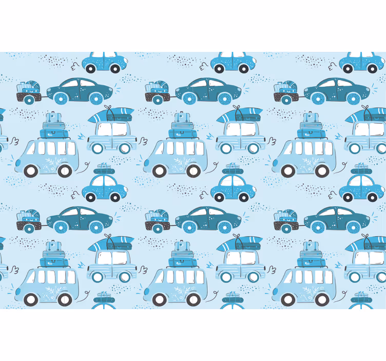 Rulou geam pentru copii vehicule oraș nordic - TenStickers