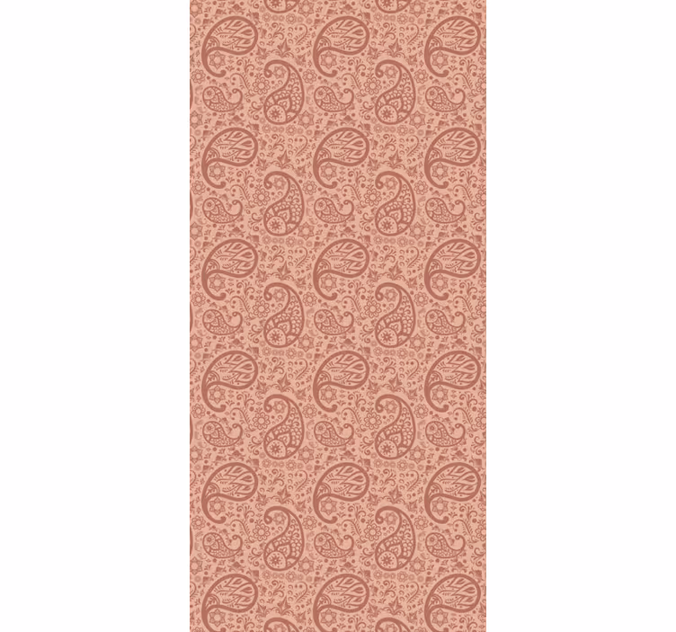 Rulou geam bucătărie model paisley pentru frigider - TenStickers