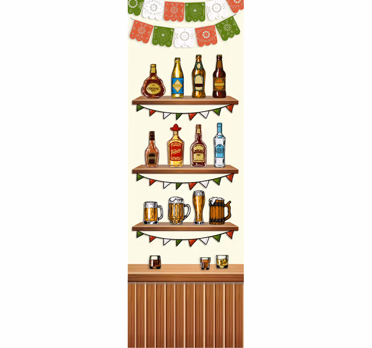 Rulou geam bucătărie vinil decorativ tequila - TenStickers