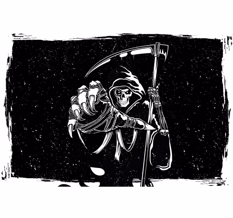 Rulou geam negru autocolant siluetă malefică originală - TenStickers