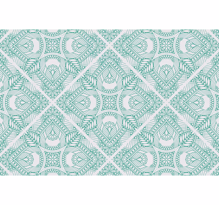 Rulou geam verde plăcuță decorativă - TenStickers