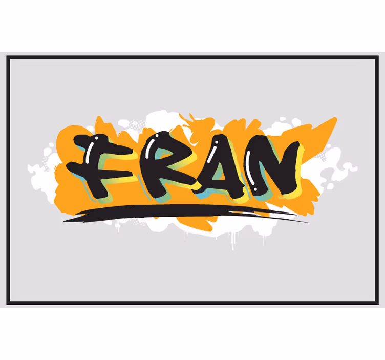 Rulou geam gri stil urban graffiti colorat - TenStickers