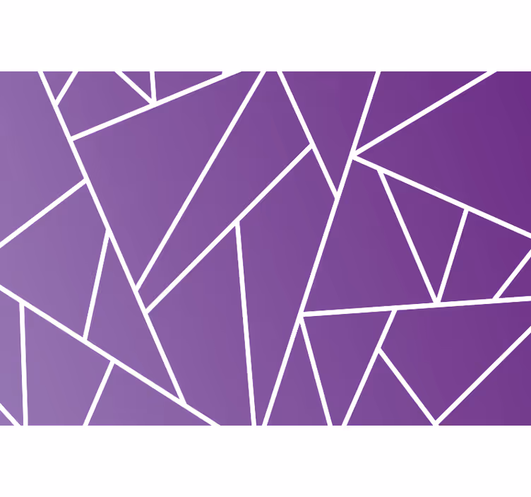 Rulou geam violet fundal violet cu pătrate elegante - TenStickers