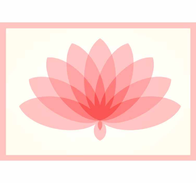 Rulou geam cameră floare de lotus single - TenStickers