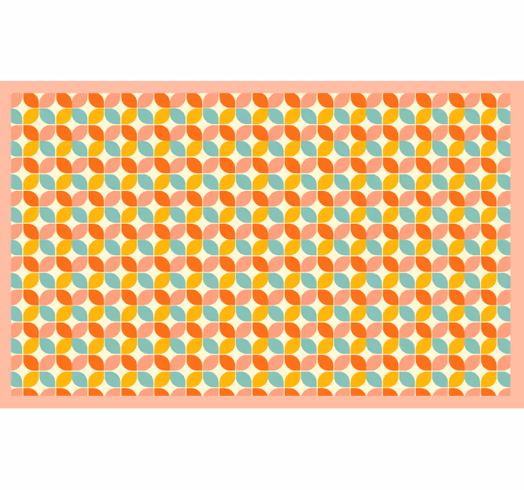 Rulou geam cameră pătrate multicolore - TenStickers