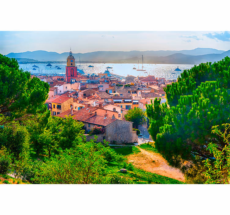 Rulou geam salon saint-tropez - TenStickers