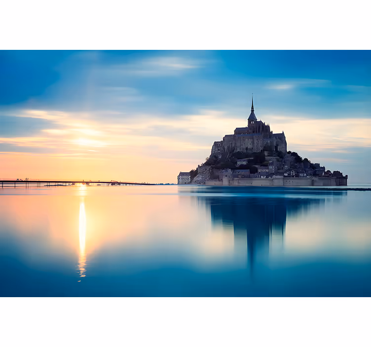Rulou geam salon mont saint-michel - TenStickers