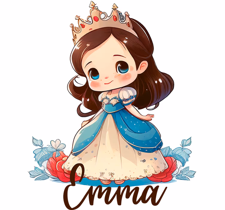 Rulou geam pentru copii prințesa infantil - TenStickers