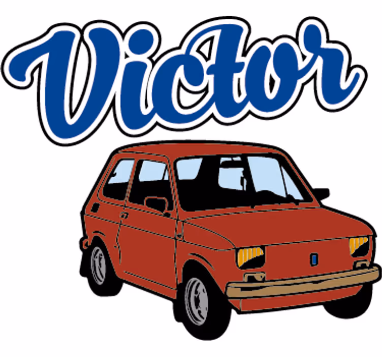 Rulou geam pentru copii autocolant auto pentru micuți - TenStickers