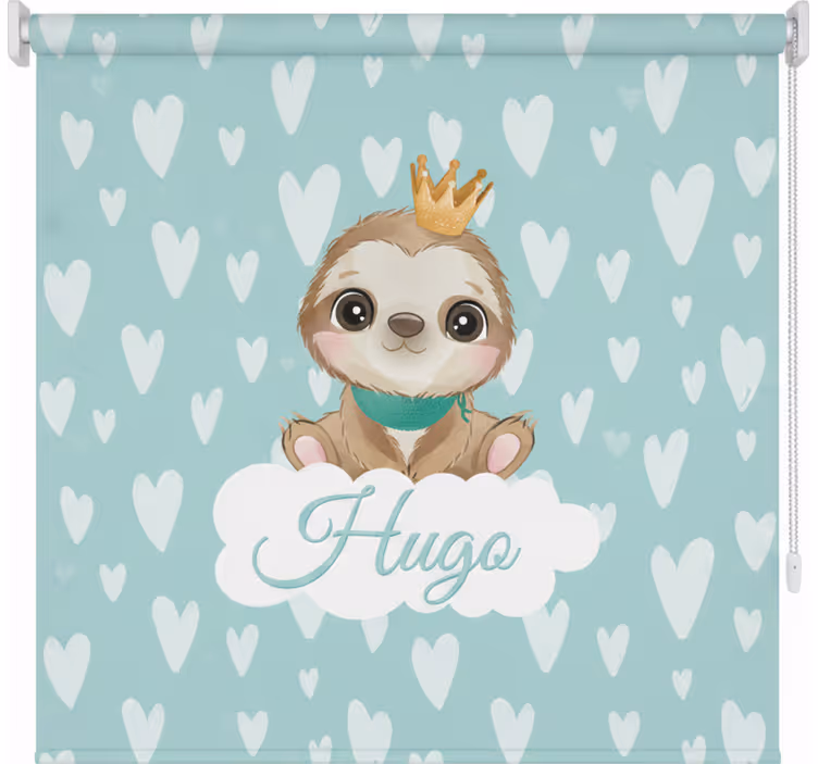 Rulou geam pentru copii cu ursuleț simpatic personalizat - TenStickers