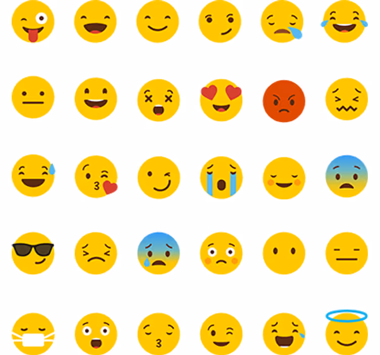 Rulou geam tineret colecție stickere iconuri whatsapp - TenStickers