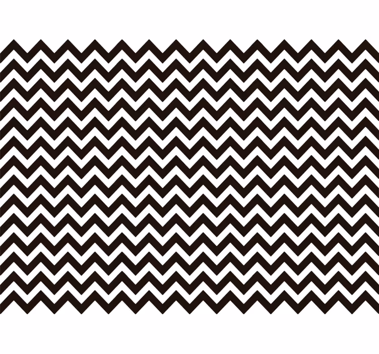 Rulou geam tineret model dungi zigzag - TenStickers