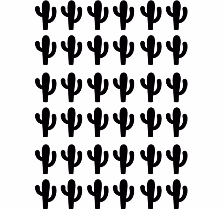 Rulou geam tineret autocolante cactus - TenStickers