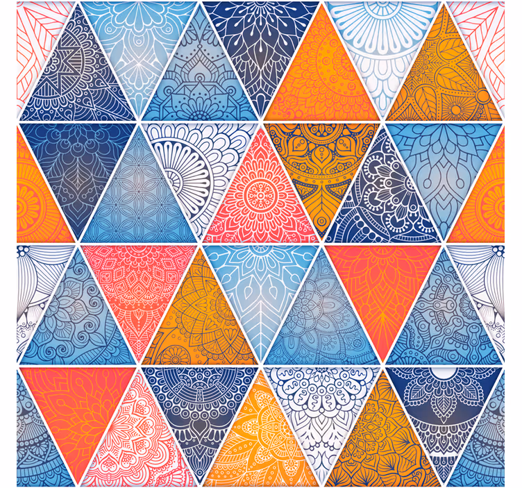 Rulou geam tineret mandala geometrică - TenStickers