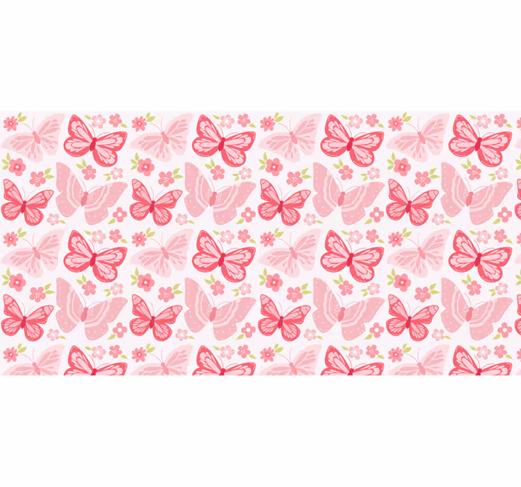 Rulou geam tineret cu desene de fluturi - TenStickers