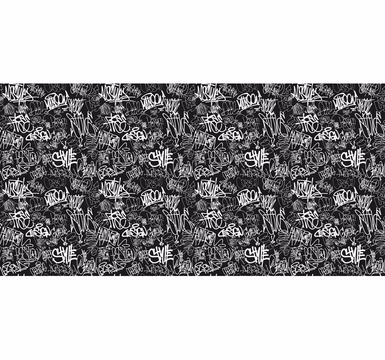 Rulou geam tineret model graffiti stradal - TenStickers