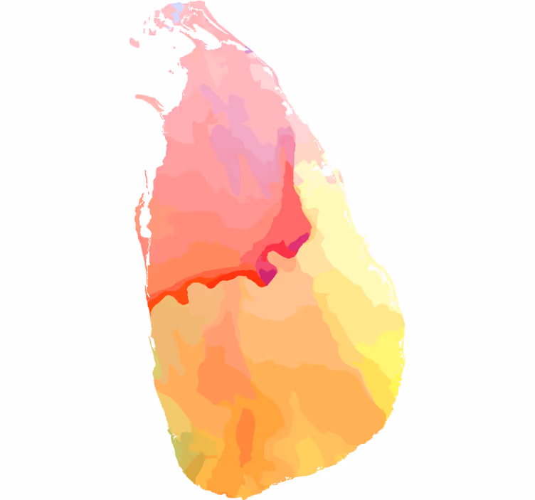 Rulou geam tineret hartă acvatică sri lanka - TenStickers