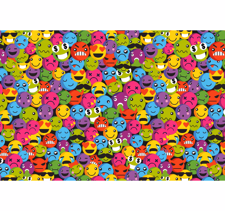 Rulou geam tineret compunere emoji - TenStickers