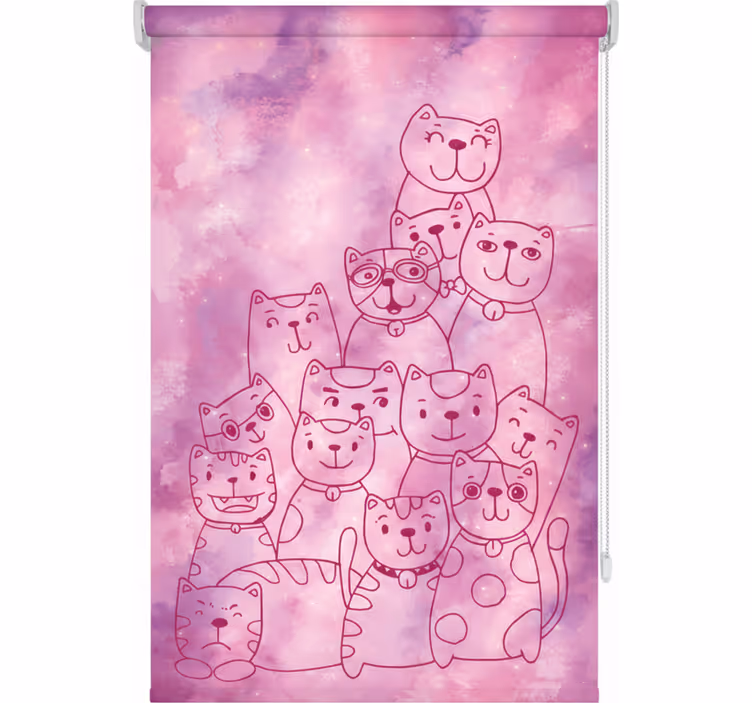 Rulou geam tineret pisica galaxiei - TenStickers
