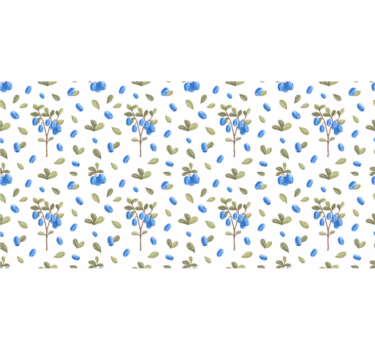 Rulou geam alb model floral botanic aquarella - TenStickers