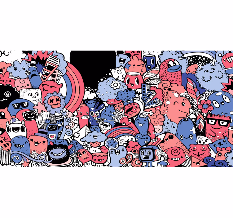 Jaluzele cu rolete geek fantezie - TenStickers