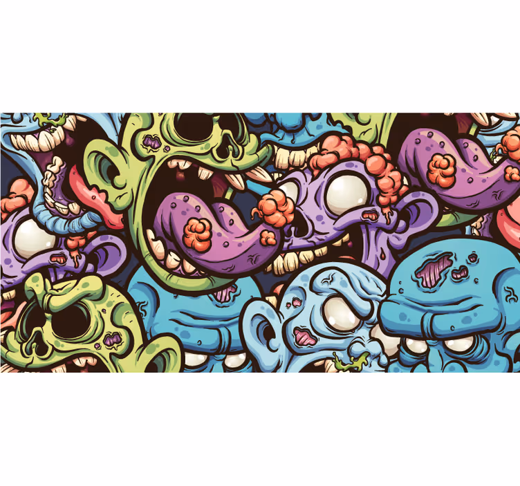 Jaluzele cu rolete geek pentru zombies - TenStickers