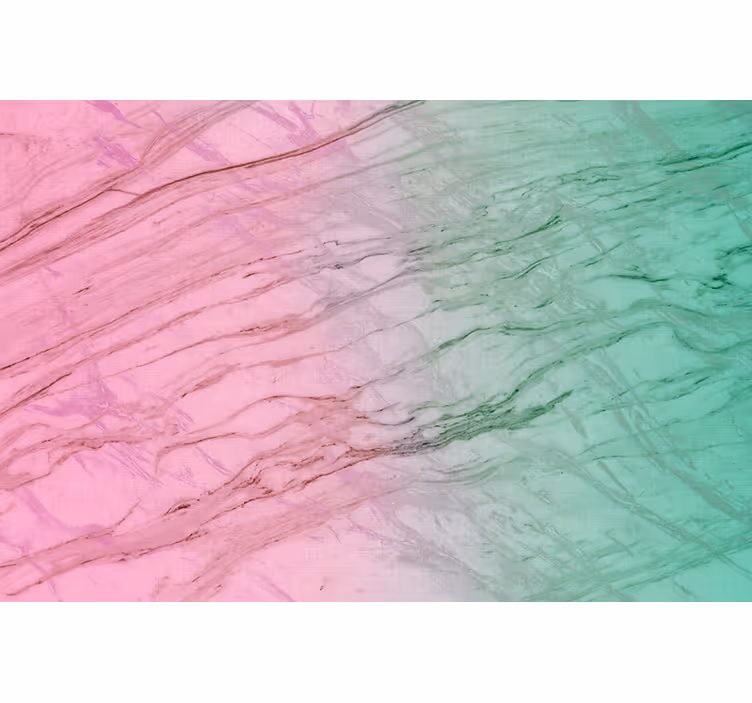 Rulou geam texturi roz și verde pastel - TenStickers