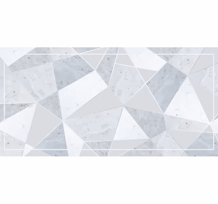 Rulou geam gri compoziție abstractă de plăci - TenStickers