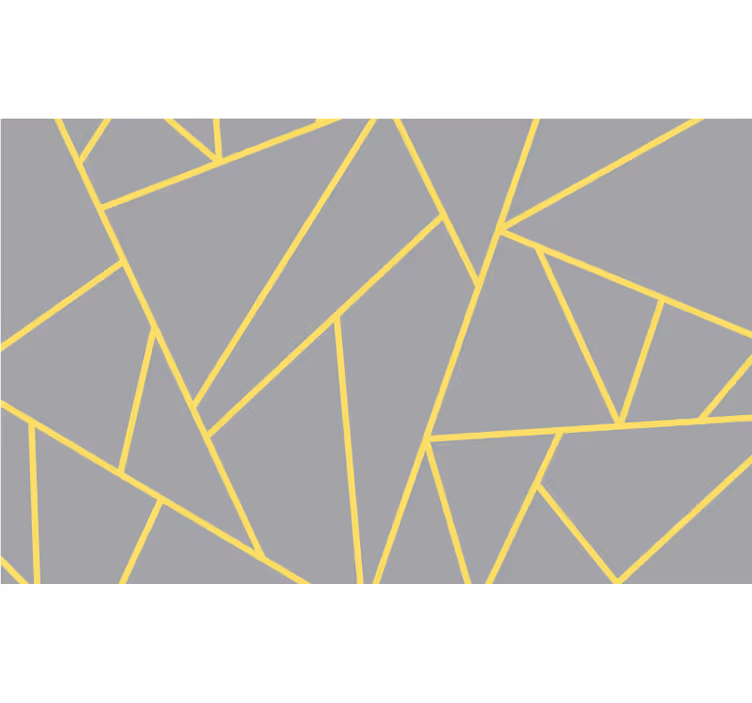 Rulou geam gri triunghiuri pantone două - TenStickers