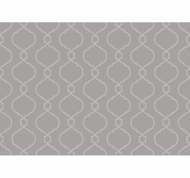 Rulou geam gri cu model geometric hamptons - TenStickers