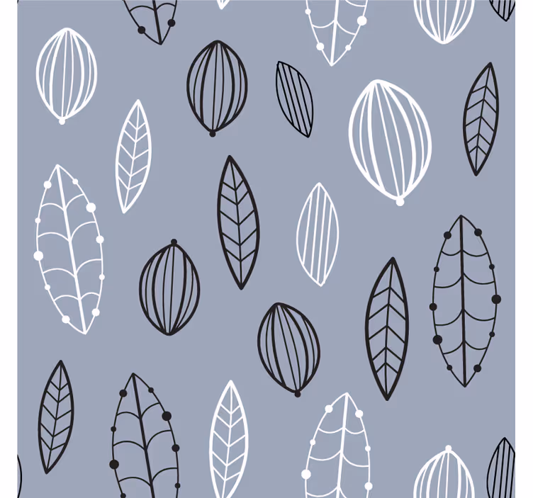 Rulou geam baie floral nordic - TenStickers
