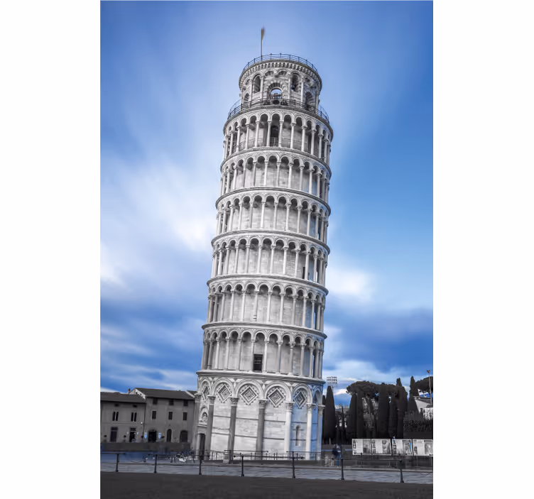 Rulou geam birou turnul din pisa italia - TenStickers