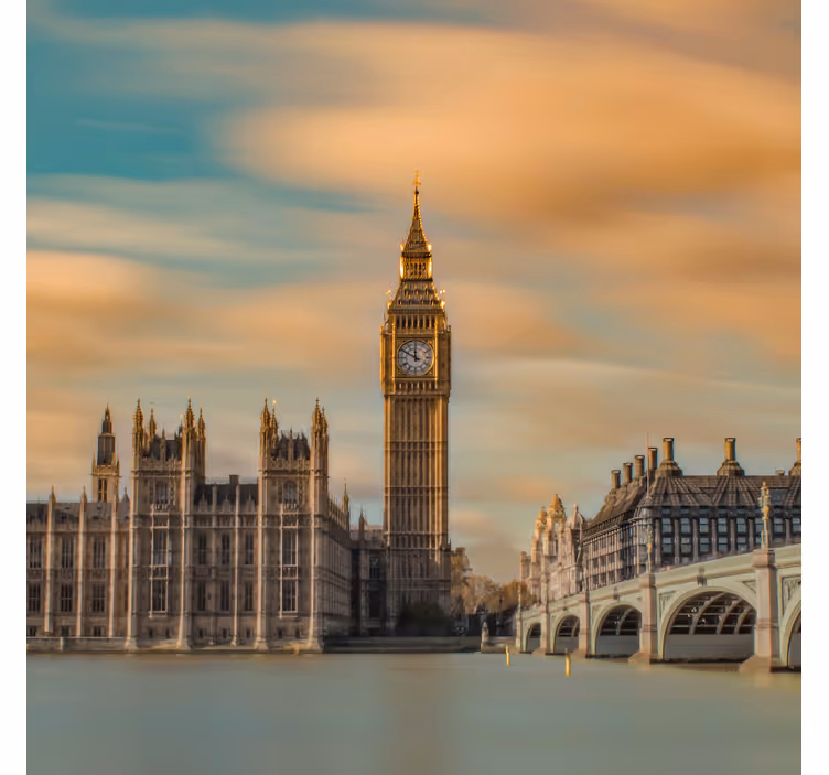 Rulou geam birou fotografie modernă big ben londra - TenStickers
