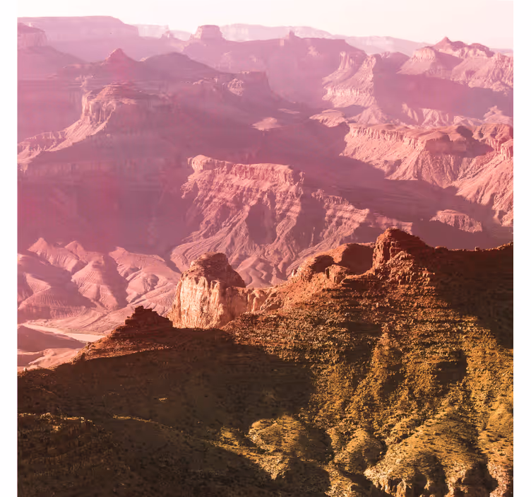 Rulou geam birou culori estetice grand canyon - TenStickers