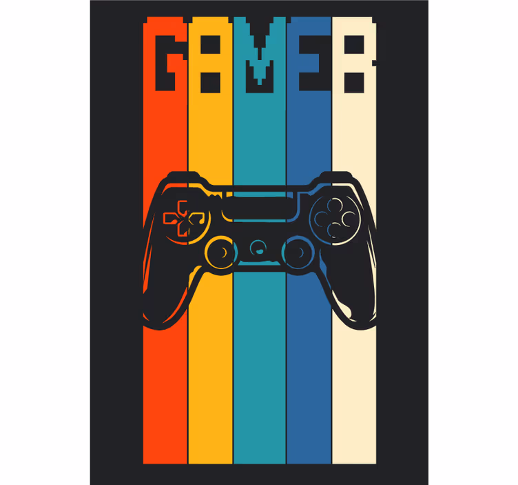 Rulou geam tineret pentru gameri - TenStickers