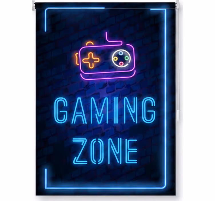 Rulou geam tineret zonă de gaming - TenStickers