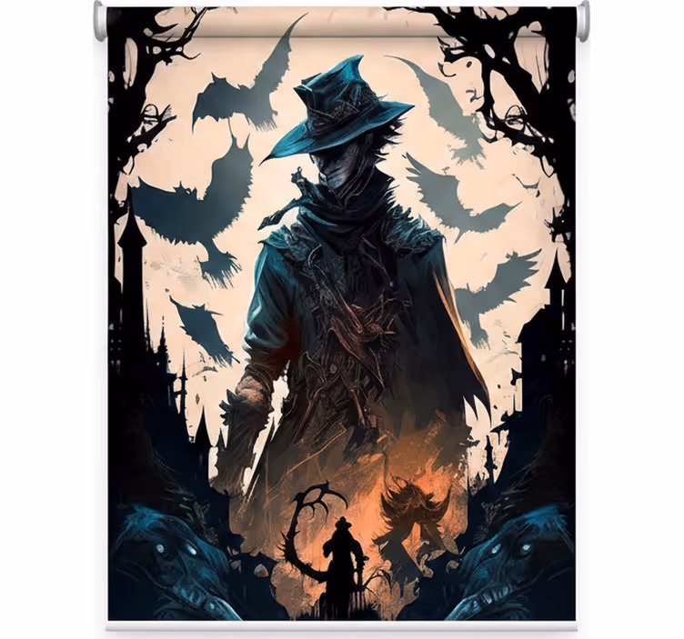 Rulou geam tineret poster joc video gotic - TenStickers