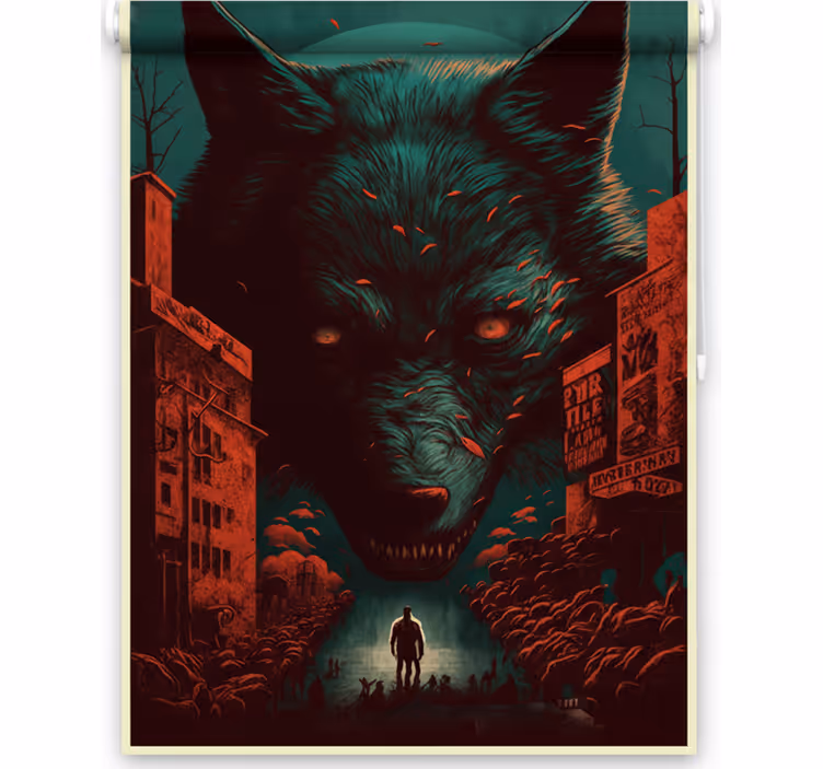 Rulou geam tineret poster film cu lupi - TenStickers