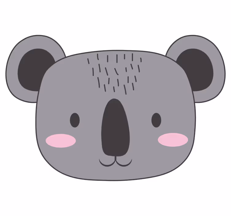 Rulou geam distracție covor din vinil cu koala - TenStickers