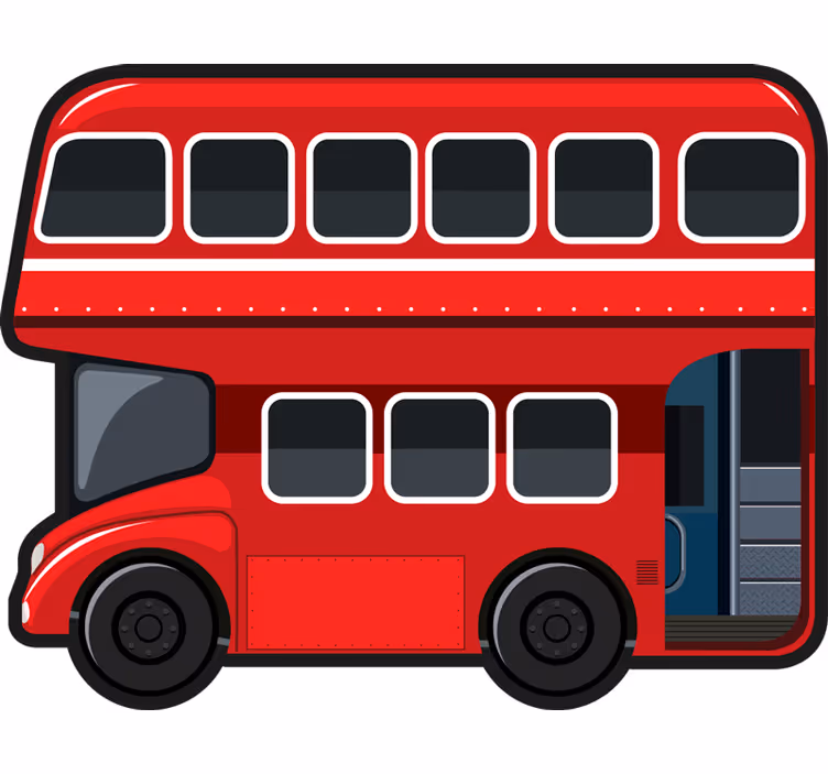 Rulou geam distracție autobuz londonez - TenStickers