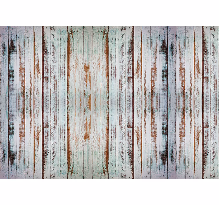 Rulou geam rustic din lemn stripat - TenStickers