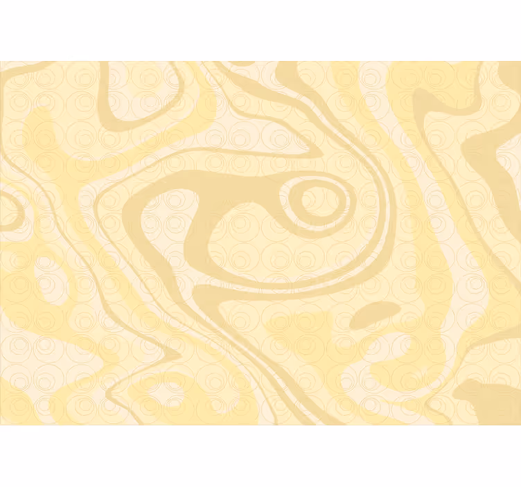 Rulou geam rustic cercuri pop anii '70 - TenStickers