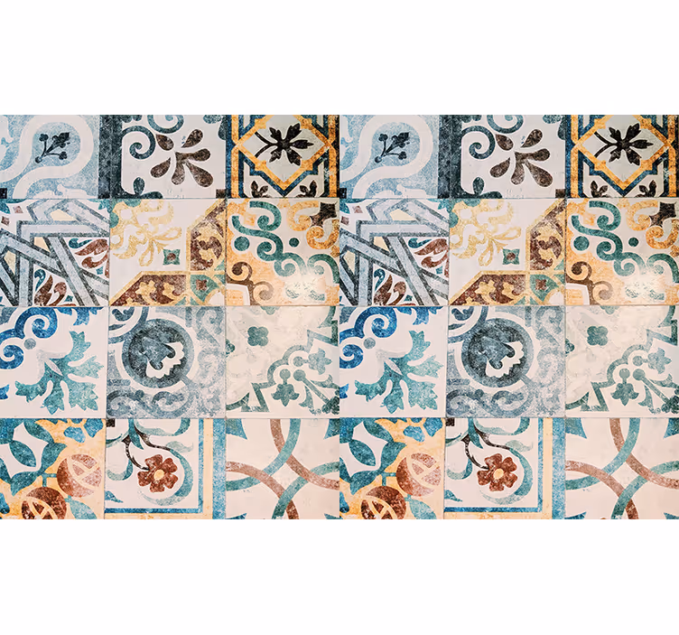 Rulou geam rustic cu model mozaic retro - TenStickers