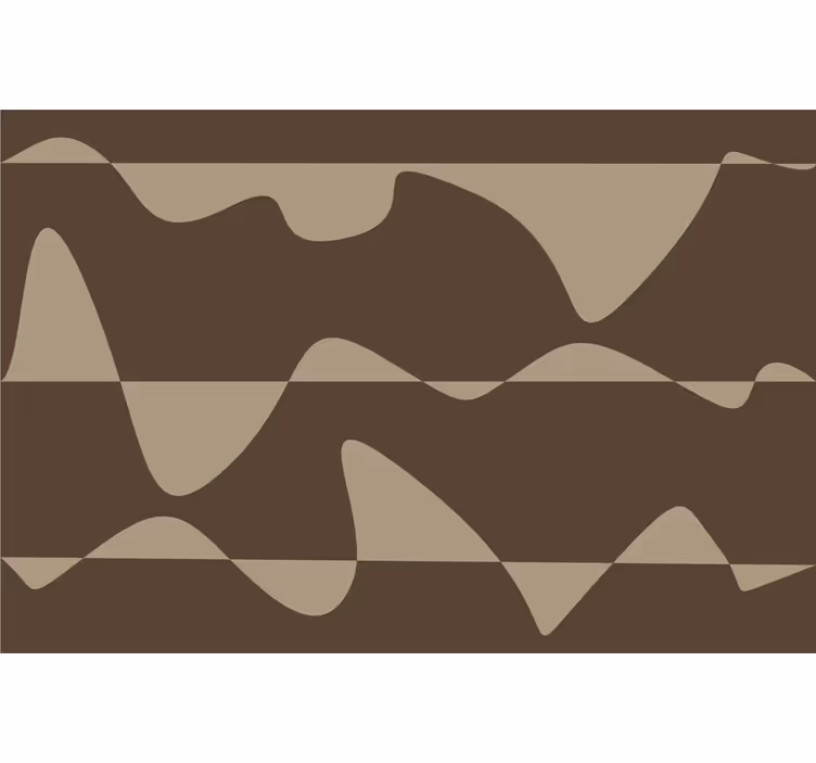 Rulou geam maro abstract cafeniu - TenStickers